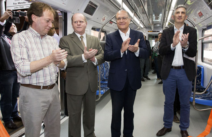 O Governador de São Paulo, entrega novo trem da CPTM linha Rubi. Local: São Paulo. Data: 02/09/2016 Foto: Ciete Silvério/A2IMG