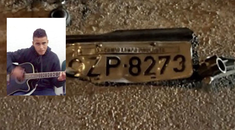 placa gol morte alex junior brito destaque