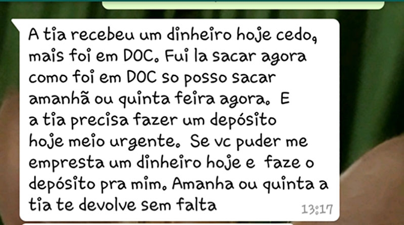 golpe do parente