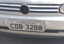 gol com placa adulterada