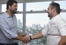 Luiz Fernando com empresário