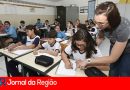 alunos de EMEB de Jundiaí copiar