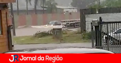 Chuvas alagam avenidas em Campo Limpo Chuvas alagam avenidas em Campo Limpo