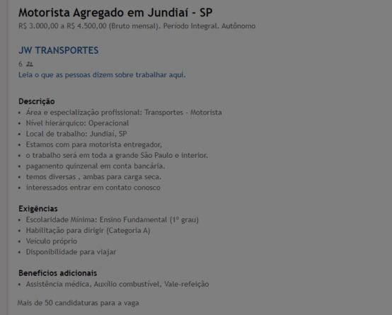 anuncio de agregado