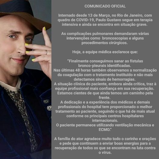 COMUNICADO PAULO GUSTAVO