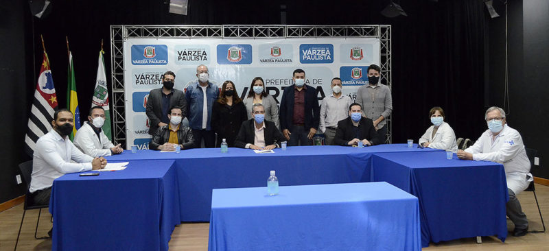 Comissão novo hospital de Várzea Paulista. (Foto: Divulgação)