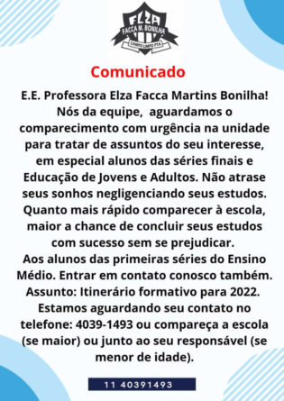 comunicado