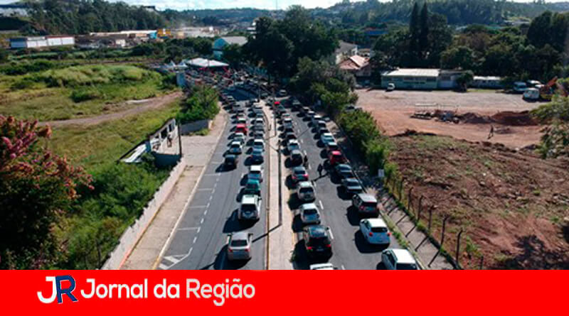 Vacinação em Várzea Paulista. (Foto: Divulgação)