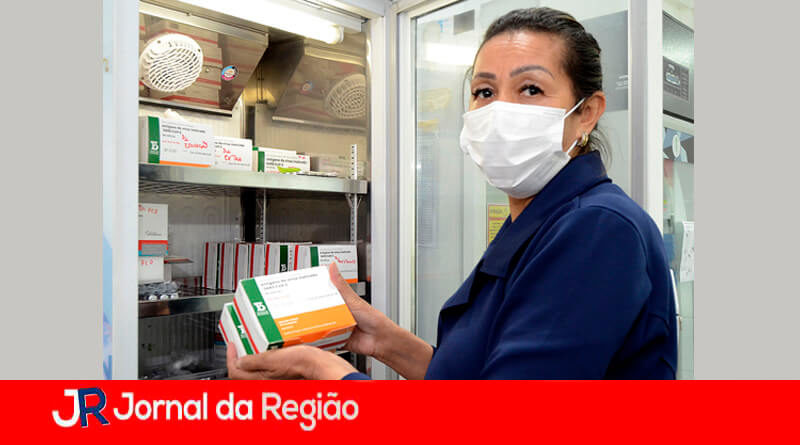 Vacinação em Várzea Paulista. (Foto: Divulgação)