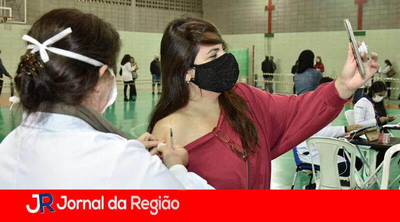 Vacinação em Jundiaí. (Foto: Divulgação)
