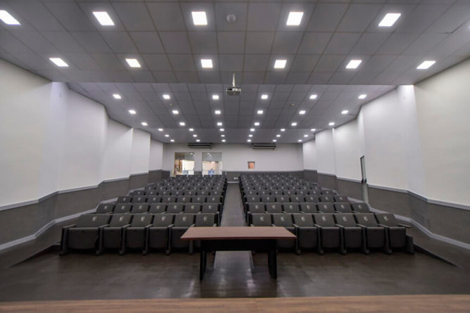Novo auditório do HU. (Foto: Divulgação)
