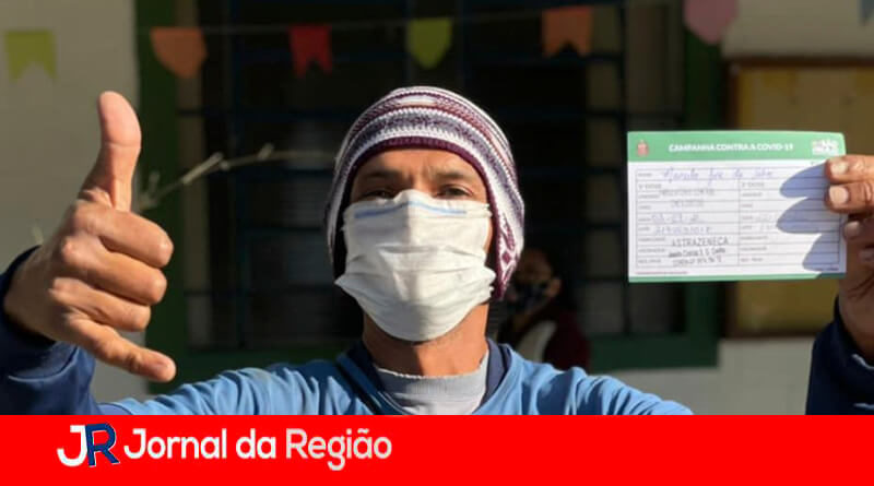 Vacinação em Campo Limpo Paulista. (Foto: Divulgação)