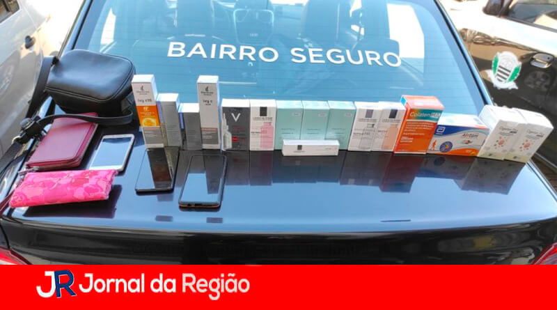 Produtos furtados. (Foto: Divulgação)