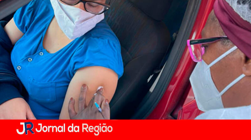 Vacinação em Campo Limpo Paulista. (Foto: Divulgação)