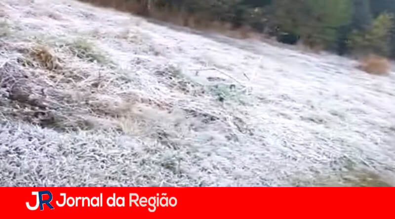 Geada em Jundiaí. (Foto: Divulgação)