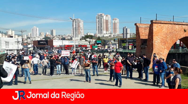 Ato contra Bolsonaro. (Foto: Divulgação)