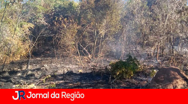 Incêndio em Campo Limpo Paulista. (Foto: Divulgação)