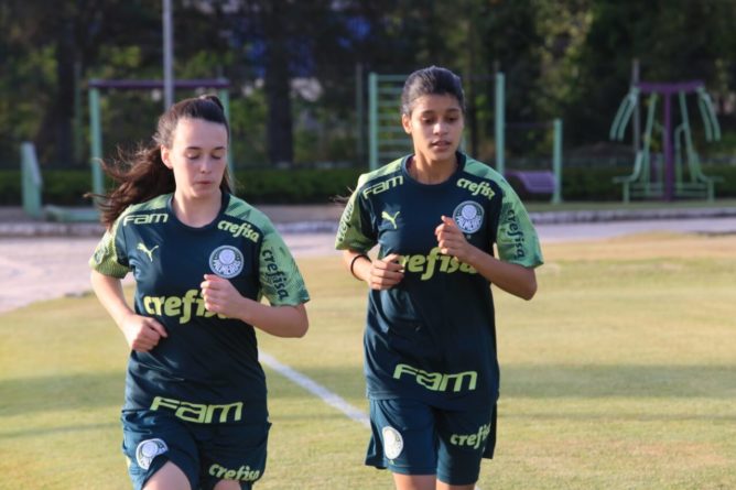 Jogadoras do Palmeiras. (Foto: Divulgação)