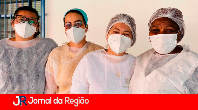 Vacinação em Campo Limpo Paulista. (Foto: Divulgação)