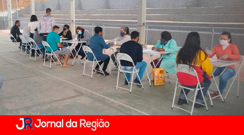Vacinação em Várzea Paulista. (Foto: Divulgação)