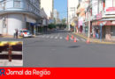 Centro de Araçatuba (SP) amanheceu vazio nesta segunda-feira (30) — Foto: Reprodução/TV TEM