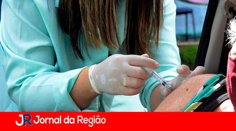 Vacinação em Várzea Paulista. (Foto: Divulgação)