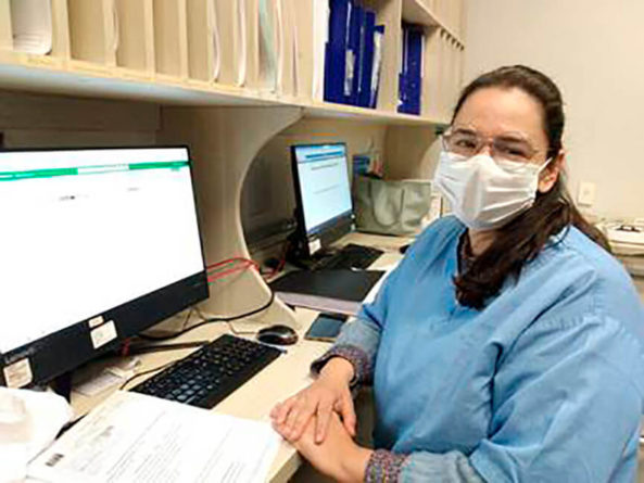 Médica residente do Hospital Universitário. (Foto: Divulgação)