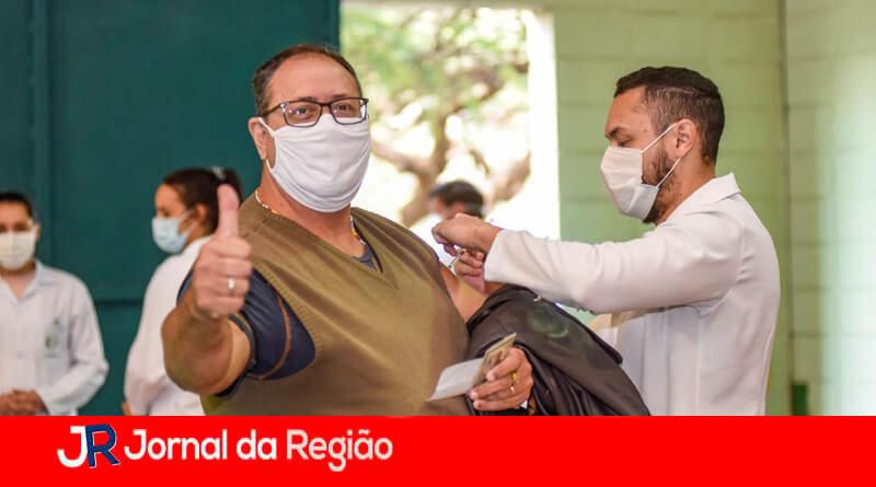 Vacinação em Jundiaí. (Foto: Divulgação)