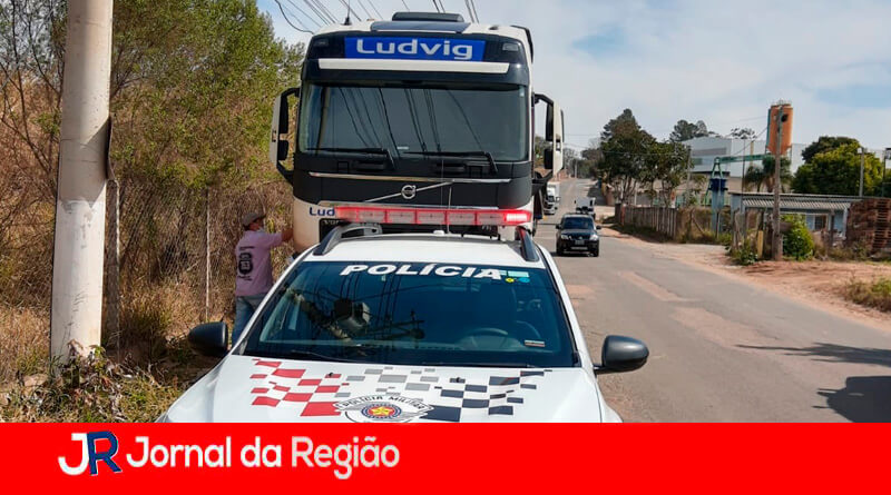Roubo de carga em Itupeva. (Foto: Divulgação)