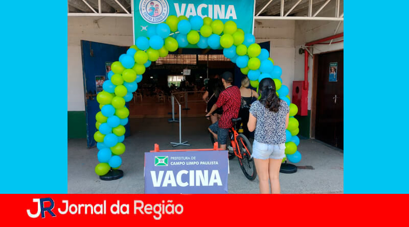 Vacinight em Campo Limpo Paulista. (Foto: Divulgação)