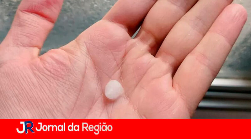 Queda de granizo. (Foto: Divulgação)