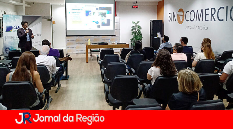 Palestra Sincomercio. (Foto: Divulgação)