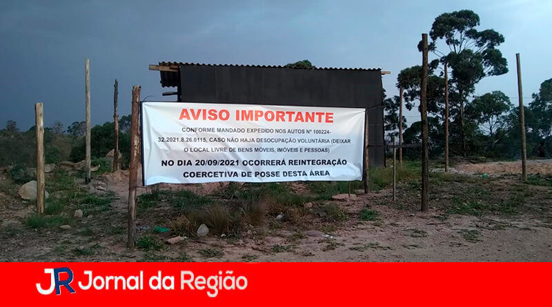Reintegração de posse em Campo Limpo Paulista. (Foto: Divulgação)