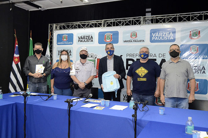 Semana Nacional do TRÂnsito em Várzea Paulista. (Foto: Divulgação)