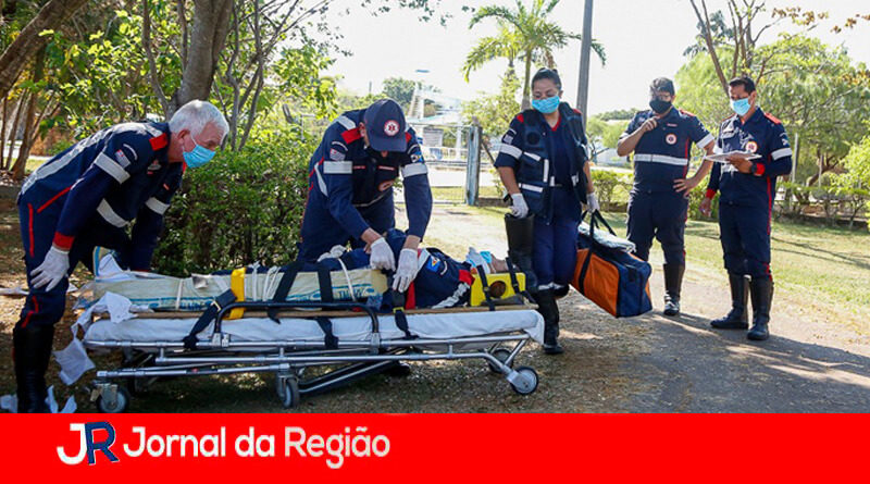 Atendimento de emergência em Itupeva. (Foto: Divulgação)