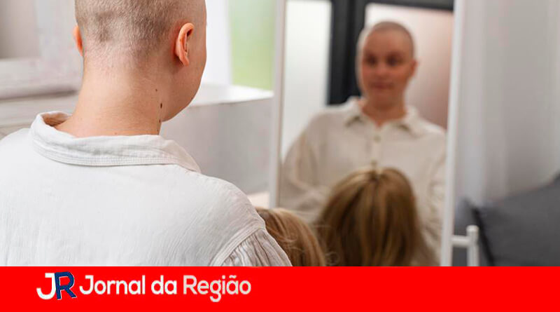 Doaação de cabelo em Jarinu. (Foto: Divulgação)