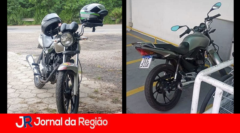 Furto de moto em Campo Limpo Paulista. (Foto: Divulgação)