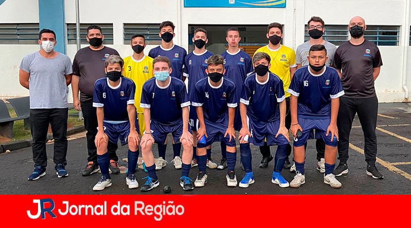 Futsal sub-16 de Várzea Paulista. (Foto: Divulgação)