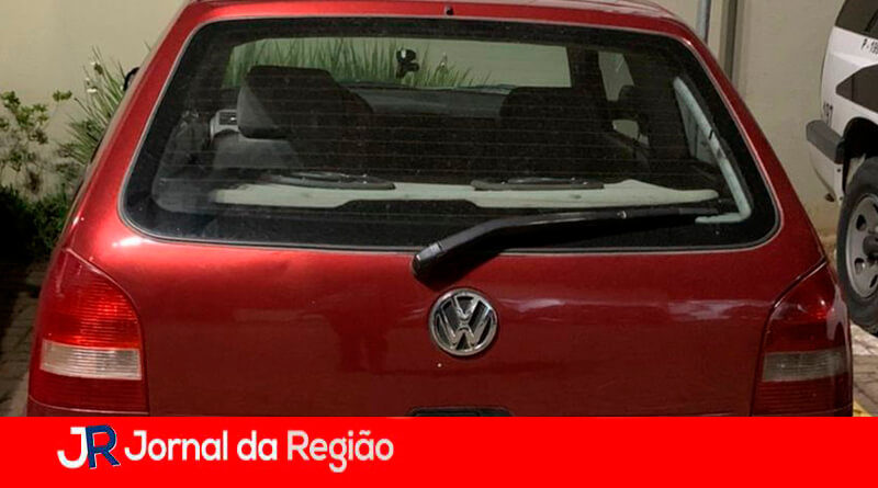 Veículo furtado. (Foto: Divulgação)