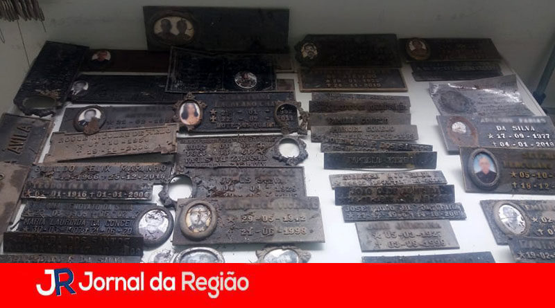 Furto de túmulos. (Foto: Divulgação)
