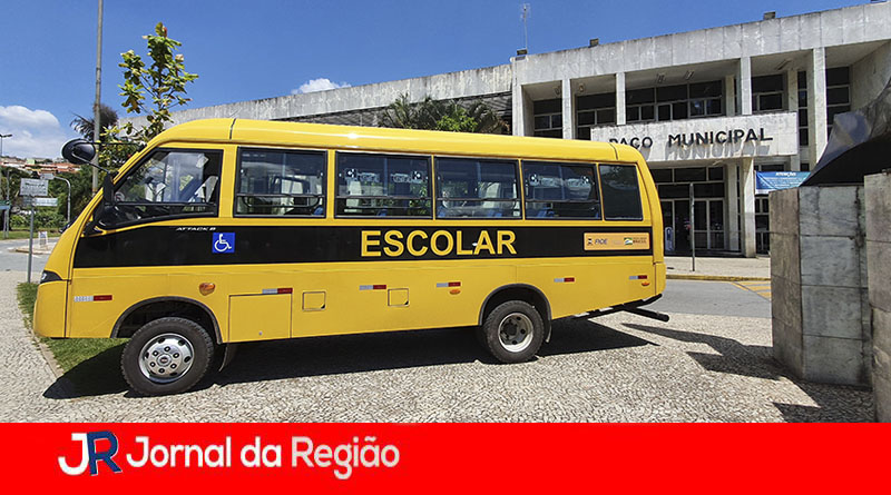 Ônibus escolar de Campo Limpo Paulista. (Foto: Divulgação)