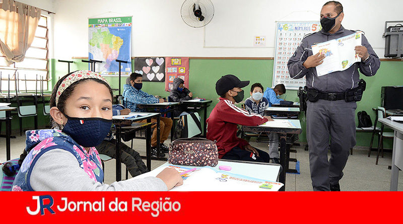 Proerd em Várzea Paulista. (Foto: Divulgação)