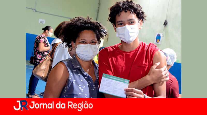 Vacinação em Várzea Paulista. (Foto: Divulgação)