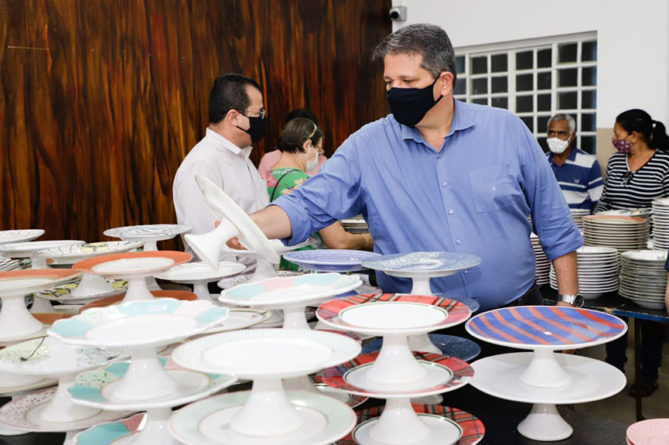 Marcão Marchi na Expo Louças. (Foto: Divulgação)
