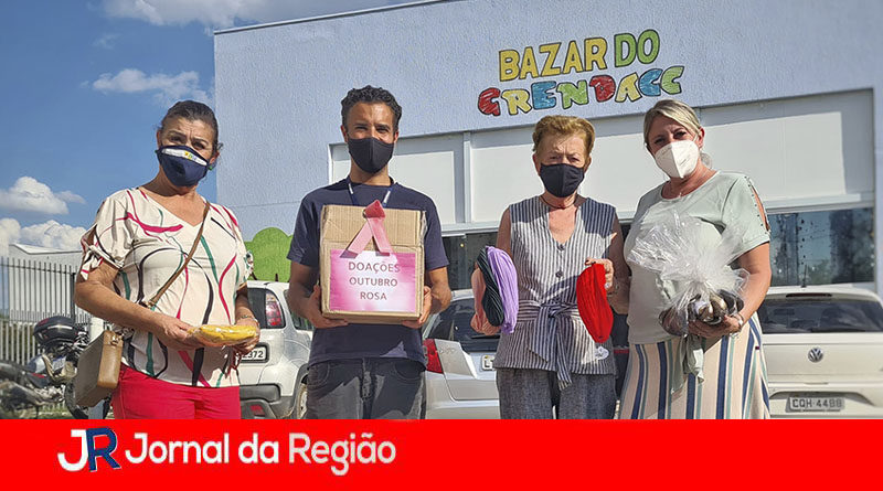 Doações ao Grendacc. (Foto: Divulgação)