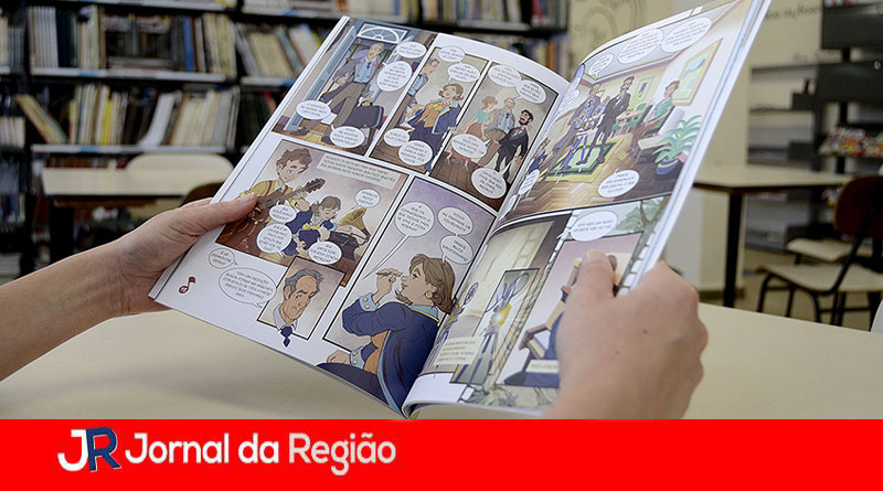 Biblioteca de Várzea Paulista. (Foto: Divulgação)