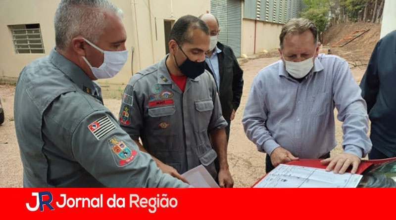 Base dos Bombeiros em Louveira. (Foto: Divulgação)
