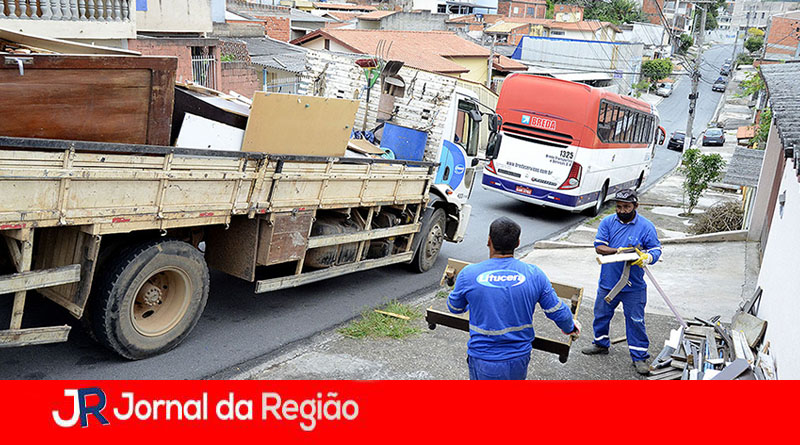 Coleta de entulho. (Foto: Divulgação)