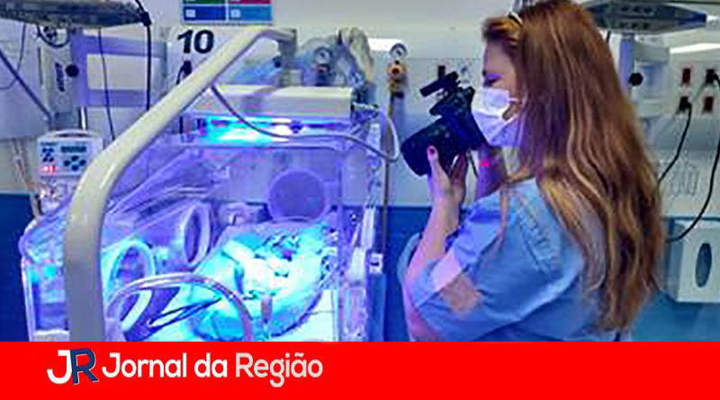 Fotógrafa do Hospital Universitário. (Foto: Divulgação)