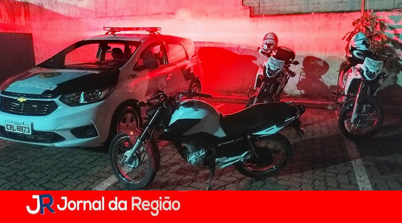 Furto de moto em Itupeva. (Foto: Divulgação)